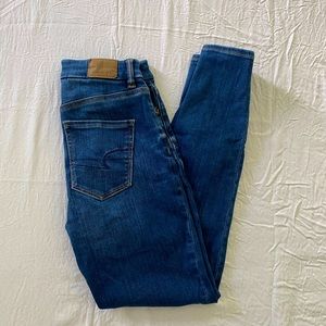 American Eagle Curvy high rise skinny jeans